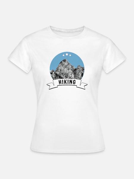 HIKING | Fels - Frauen T-Shirt - Weiß