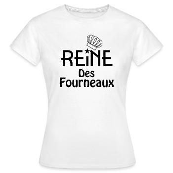 IDEE CADEAU NOEL - T-shirt Femme - blanc - Devant - AI Model Female 172 dark (172cm)