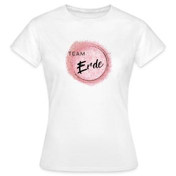 Team Erde - positives Denken - Affirmationen - Frauen T-Shirt - Weiß - Vorne - AI Model Female 172 dark (172cm)