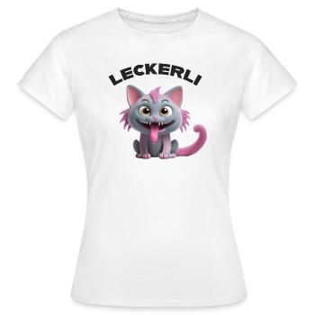 Traiter le monstre chat - T-shirt Femme - blanc - Devant - AI Model Female 172 dark (172cm)