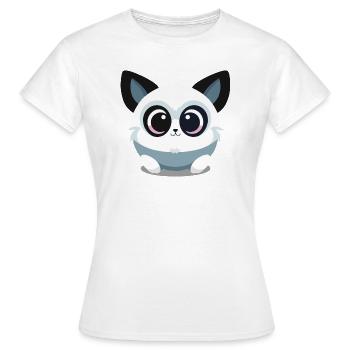 Animal mignon - T-shirt Femme - blanc - Devant - AI Model Female 172 dark (172cm)