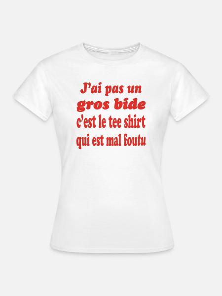 Sportliches Fett - Frauen T-Shirt - Weiß