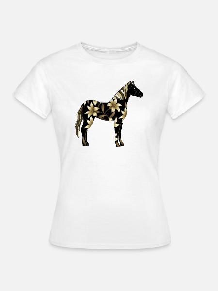 Pferd - Frauen T-Shirt - Weiß