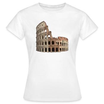 Colosseum - Women's T-Shirt - white - Front - AI Model Female 172 dark (172cm)