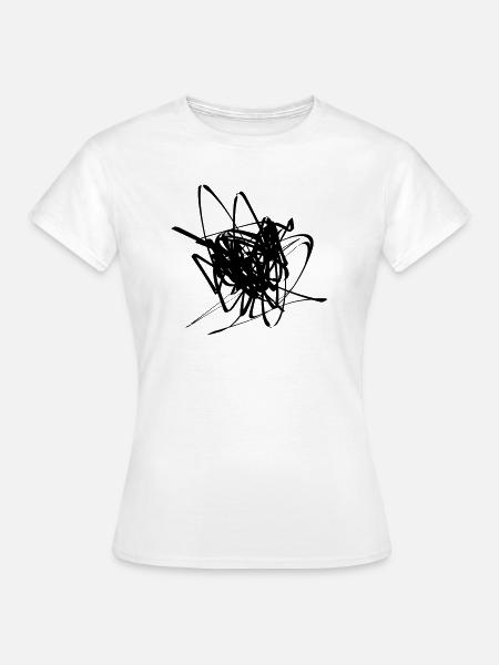Gekritzel1 - Frauen T-Shirt - Weiß