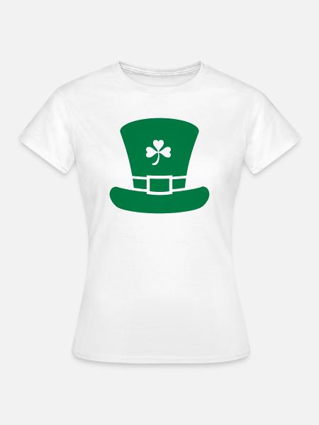 leprechaun's hat - Frauen T-Shirt - Weiß