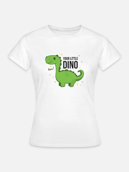 Kleiner Dino - Frauen T-Shirt - Weiß