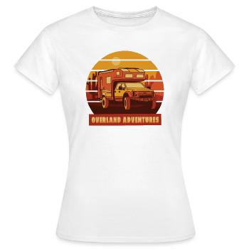 11547 Overland tshirt PR t shirt - T-shirt Femme - blanc - Devant - AI Model Female 172 dark (172cm)
