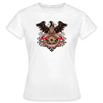 German Eagle - Women's T-Shirt - white - Front - AI Model Female 172 dark (172cm)