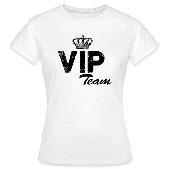 Équipe VIP - T-shirt Femme - blanc - Devant - AI Model Female 172 dark (172cm)