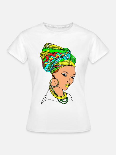 Mama africa - Frauen T-Shirt - Weiß