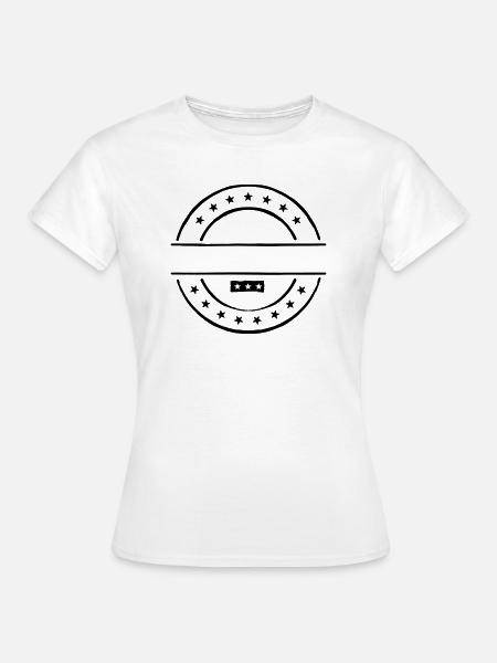 Abzeichen - Frauen T-Shirt - Weiß