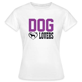 PawPrint Couture - Frauen T-Shirt - Weiß - Vorne - AI Model Female 172 dark (172cm)