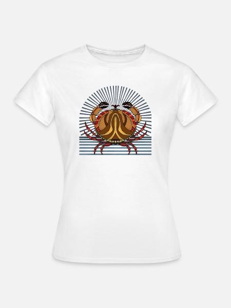 Krebs - Frauen T-Shirt - Weiß