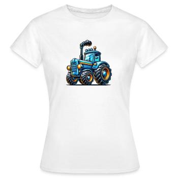 Tractor - Women's T-Shirt - white - Front - AI Model Female 172 dark (172cm)