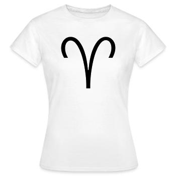 Aries - Women's T-Shirt - white - Front - AI Model Female 172 dark (172cm)