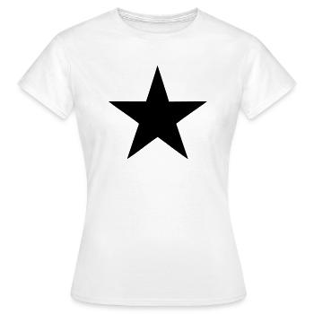 étoile - T-shirt Femme - blanc - Devant - AI Model Female 172 dark (172cm)