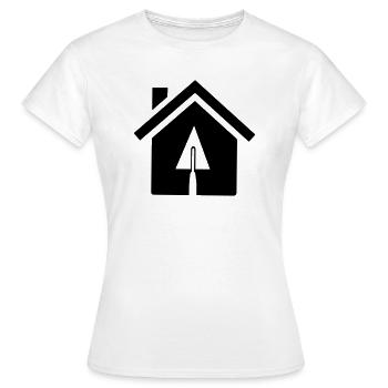 Maison - T-shirt Femme - blanc - Devant - AI Model Female 172 dark (172cm)