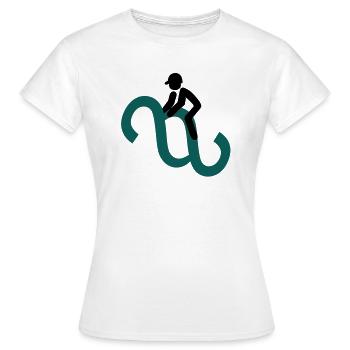 Paragraphenreiter Couleur - T-shirt Femme - blanc - Devant - AI Model Female 172 dark (172cm)