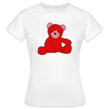 Teddy - Women's T-Shirt - white - Front - AI Model Female 172 dark (172cm)
