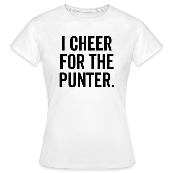 J’encourage le parieur - T-shirt Femme - blanc - Devant - AI Model Female 172 dark (172cm)
