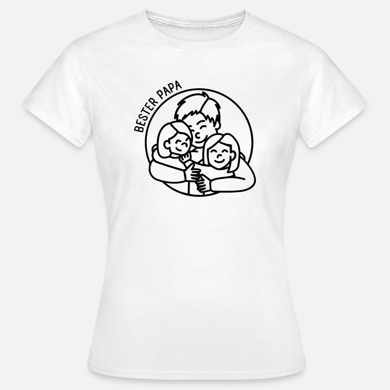 Best Daddy - Daughters - Women's T-Shirt - white