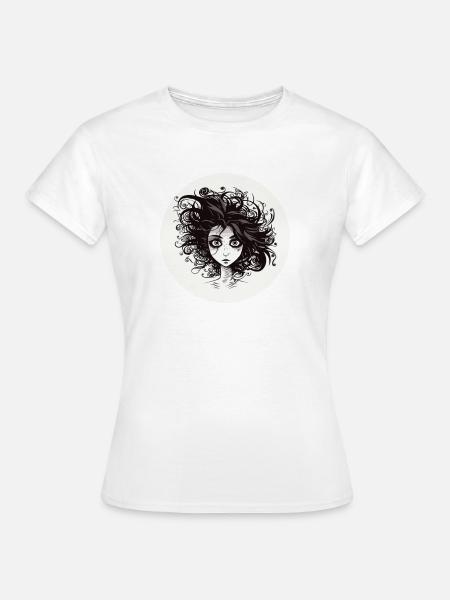 Frau - Frauen T-Shirt - Weiß