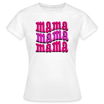 Mom T-Shirt - Women's T-Shirt - white - Front - AI Model Female 172 dark (172cm)