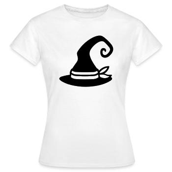 chapeau magique - T-shirt Femme - blanc - Devant - AI Model Female 172 dark (172cm)