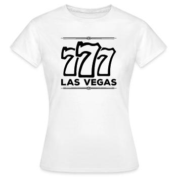 Las Vegas 777 - T-shirt Femme - blanc - Devant - AI Model Female 172 dark (172cm)
