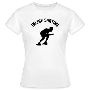Roller - T-shirt Femme - blanc - Devant - AI Model Female 172 dark (172cm)