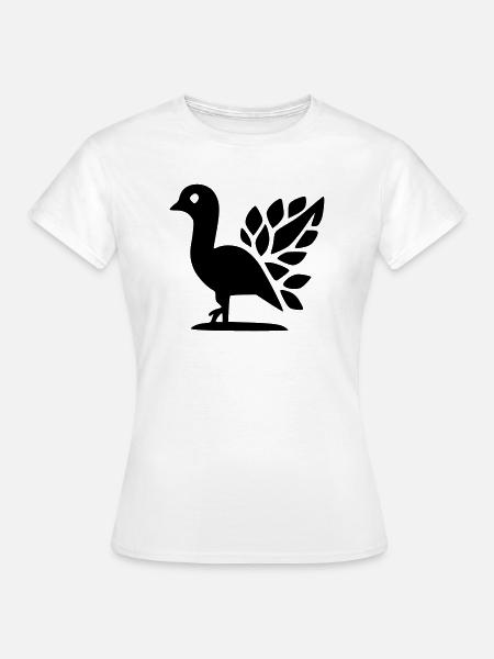 Pfau - Frauen T-Shirt - Weiß