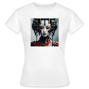Stimpson - I`m AI Cover - Frauen T-Shirt - Weiß - Vorne - AI Model Female 172 dark (172cm)