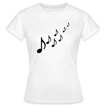 musician - Women's T-Shirt - white - Front - AI Model Female 172 dark (172cm)