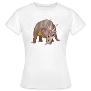 Dinosaur 24 - Women's T-Shirt - white - Front - AI Model Female 172 dark (172cm)