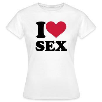 Sex - Frauen T-Shirt - Weiß - Vorne - AI Model Female 172 dark (172cm)