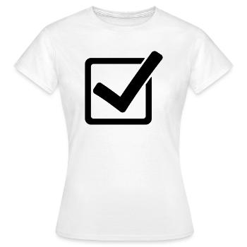 Haken - Frauen T-Shirt - Weiß - Vorne - AI Model Female 172 dark (172cm)