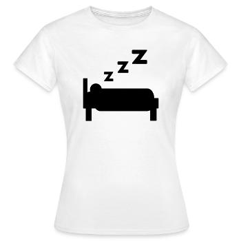 sommeil - T-shirt Femme - blanc - Devant - AI Model Female 172 dark (172cm)