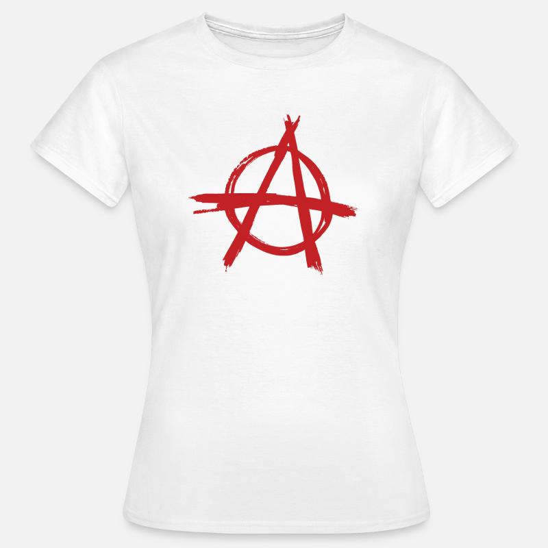 Anarquía - Camiseta mujer - blanco