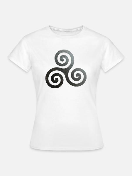Triskele - Frauen T-Shirt - Weiß