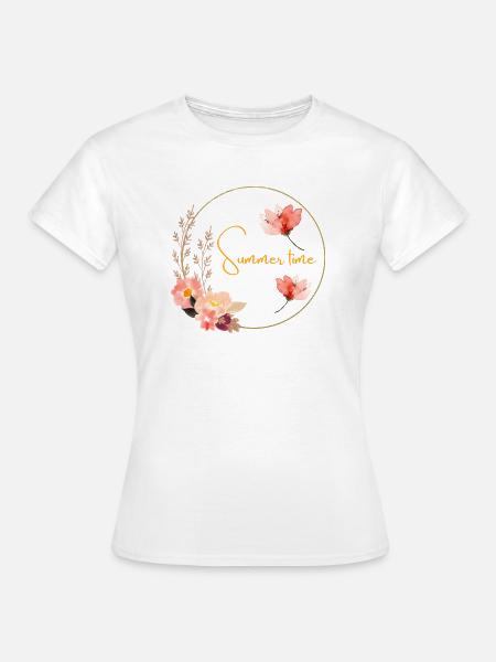 Sommerzeit - Frauen T-Shirt - Weiß
