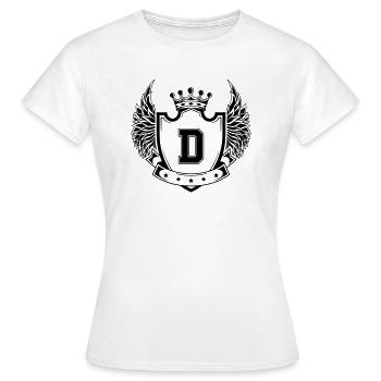 Armoiries D - T-shirt Femme - blanc - Devant - AI Model Female 172 dark (172cm)