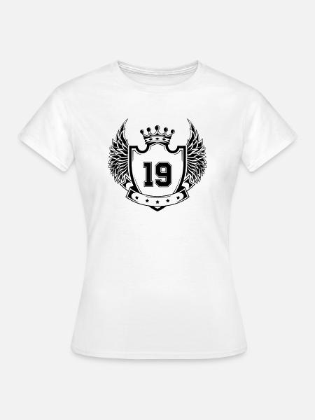 Wappen 19 - Frauen T-Shirt - Weiß
