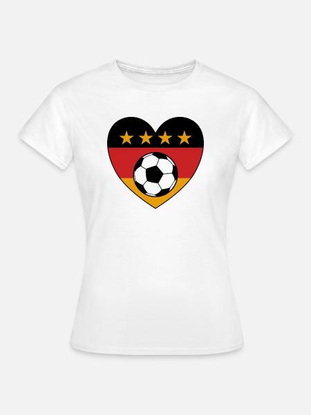 Deutschland - Frauen T-Shirt - Weiß