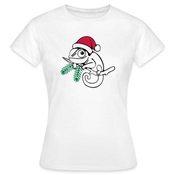 Lui Weihnachten dreifarbig - Frauen T-Shirt - Weiß - Vorne - AI Model Female 172 dark (172cm)