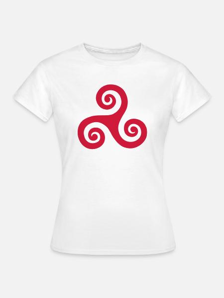 Triskele_02 - Frauen T-Shirt - Weiß