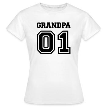 Papi - T-shirt Femme - blanc - Devant - AI Model Female 172 dark (172cm)