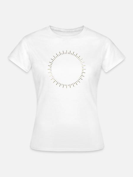 Strahlender Strahl - Frauen T-Shirt - Weiß