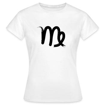 Virgo zodiac signs of the zodiac - Women's T-Shirt - white - Front - AI Model Female 172 dark (172cm)
