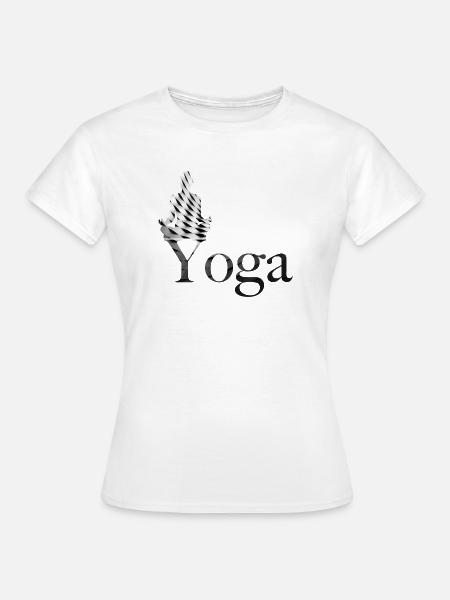 Yoga - Frauen T-Shirt - Weiß